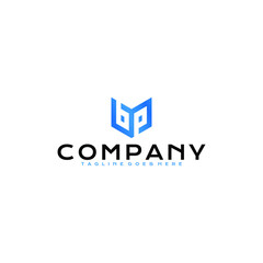 logo for company initial B and P