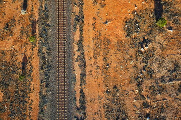 Indian-Pacific Railway across the Australian outback