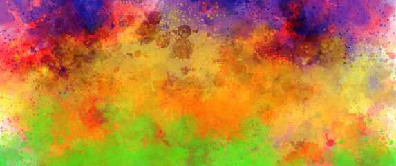 Original 4k wide wallpaper rainbow paint. 