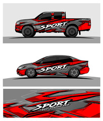 Car wrap graphic racing abstract strip and background for car wrap and vinyl sticker 