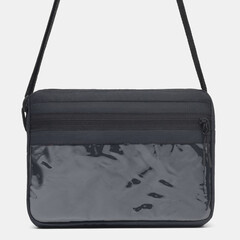 messenger bag black color front side