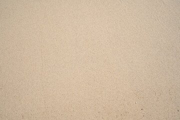 Fototapeta na wymiar Top view of Fine sand texture natural background Summer and travel background