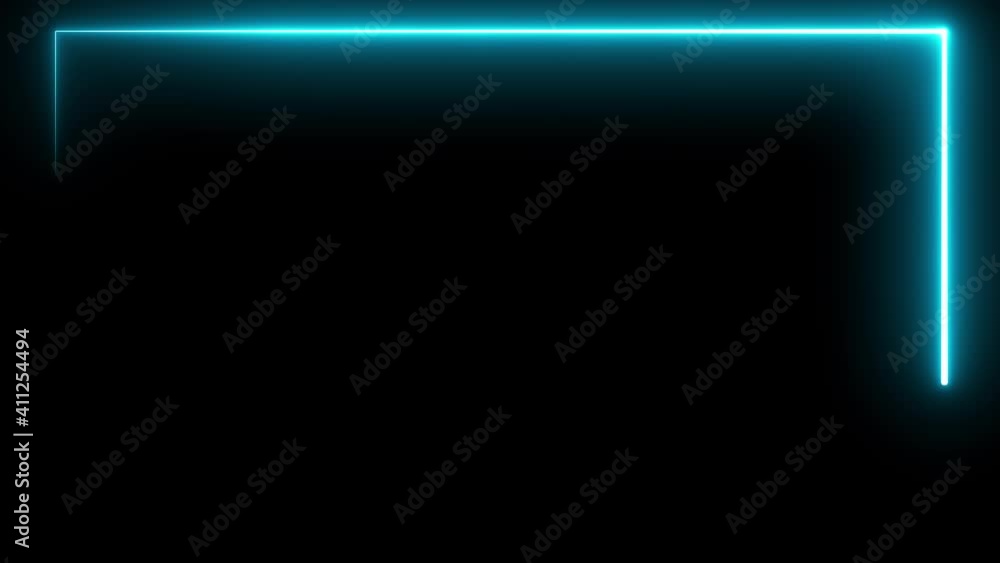 Poster abstract neon line loop for backgrouund