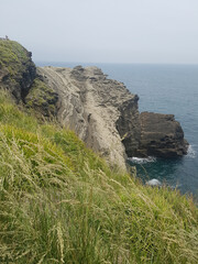 View of cliff
