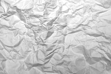 Fototapeta premium Paper background. Crumpled gray paper 