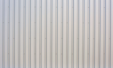 Naklejka premium Texture of a corrugated sheet metal aluminum facade