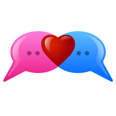 love chat sign