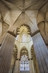 Dominican abbey of Santa Maria de Vitoria, Founders’ Chapel, Batalha, Estremadura and Ribatejo Province, Portugal