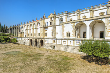 Convent of the Order of Christ, Outside of the raven cloister and aqueduct, Tomar, Estremadura, Ribatejo, Portugal, Unesco World Heritage Site
