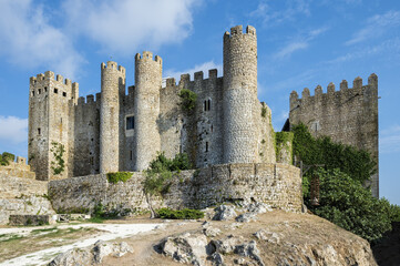 Fototapeta na wymiar Castle, Obidos, Estremadura and Ribatejo, Portugal