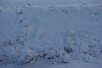 冬の北海道の雪のテクスチャ素材