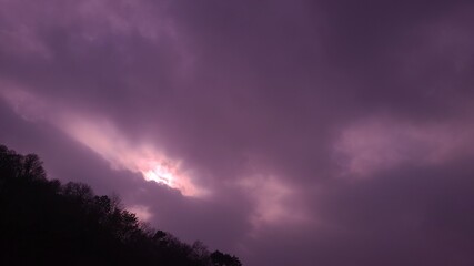 storm clouds timelapse