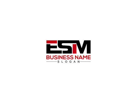 ESM Logo Letter Vector For Brand