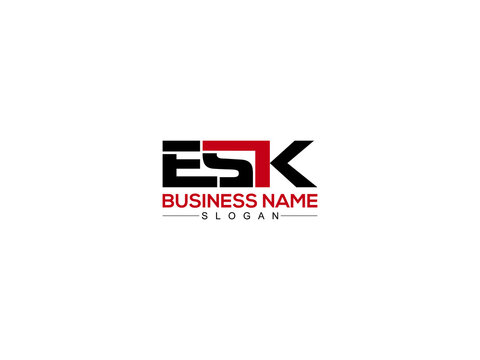 Letter ESK Logo Icon Design For New Business