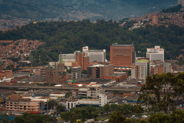 Medellín, Antioquia, Colombia. November 1, 2020. Medellín is the capital of the mounta