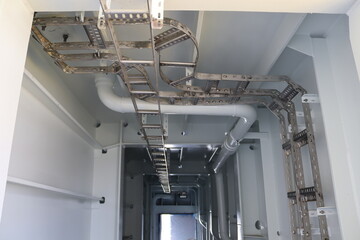 stainless steel cable ways in a ferry