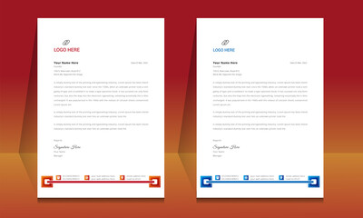 Letterhead format template, business style letterhead design template. Company letterhead template designs. Letterhead, Template.