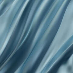 Fototapeta premium The luxury of blue fabric texture background.Closeup of rippled blue silk fabric.Abstract pink cloth or liquid wave background.Cloth soft wave. Creases of satin, silk, and cotton. eps 10
