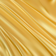 Beautiful Gold Silk. Drapery Textile Background, Illustration. eps 10