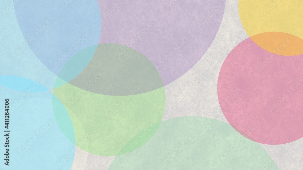 Wall mural Abstract background with circle  llustration paper textures