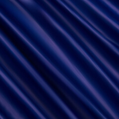 Blue wrinkled fabric. Abstract Textile background. eps 10