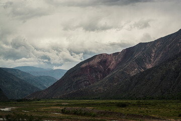 landscape with clouds