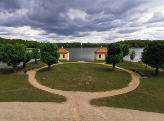 wundervolle Blicke auf Schloss Moritzburg