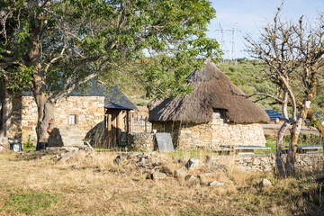 Palloza - old traditional hut in Foncebad&oacute;n village, municipality of Santa Colomba de Somoza, province of Leon, Castile and Leon, Spain