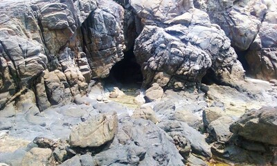 Tokashiki island rocks