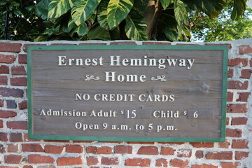  Ernest Hemingway Home, Key West Florida