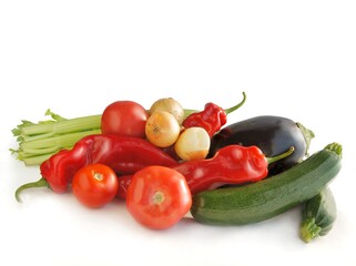 various multicolor vegetables for cooking vegetarian meals o r prepare salads 