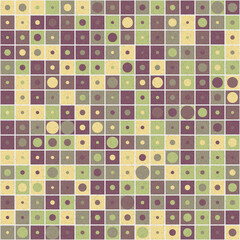 Abstract Geometric Pattern generative computational art illustration