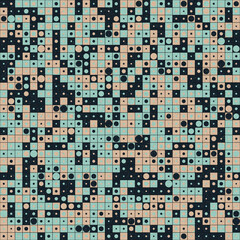 Abstract Geometric Pattern generative computational art illustration