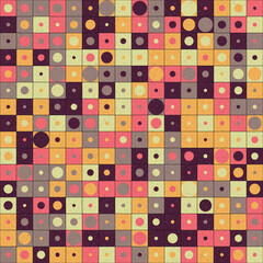 Abstract Geometric Pattern generative computational art illustration