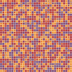 Abstract Geometric Pattern generative computational art illustration