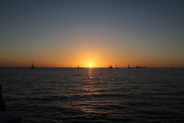 Holiday in Key West at Mallory Square, Florida USA