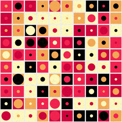 Abstract Geometric Pattern generative computational art illustration