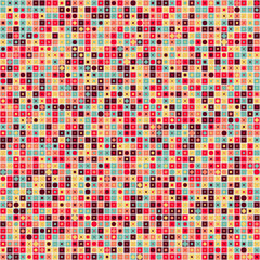 Abstract Geometric Pattern generative computational art illustration