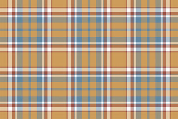 Plaid pattern seamless. Check fabric texture. Stripe square background. Vector textile design.