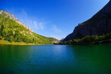 Cetina river near Omis, Croatia, Europe