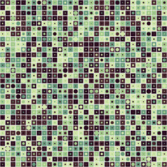 Abstract Geometric Pattern generative computational art illustration