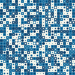 Abstract Geometric Pattern generative computational art illustration