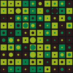 Abstract Geometric Pattern generative computational art illustration