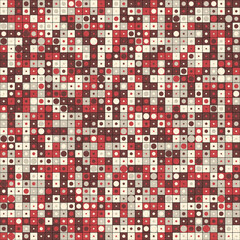 Fototapeta premium Abstract Geometric Pattern generative computational art illustration