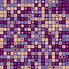 Abstract Geometric Pattern generative computational art illustration