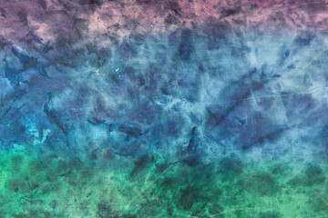 tie dyed pattern on cotton fabric for background.