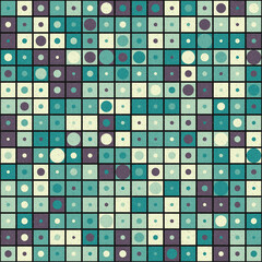 Abstract Geometric Pattern generative computational art illustration