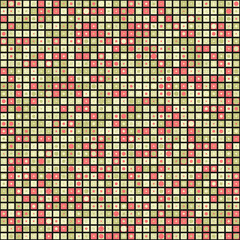 Abstract Geometric Pattern generative computational art illustration
