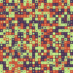 Abstract Geometric Pattern generative computational art illustration