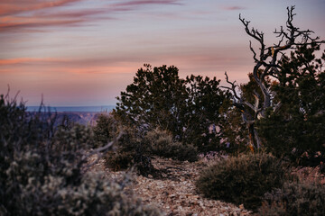 Fototapeta na wymiar sunset over the Grand Canyon